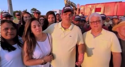 Prefeito Ronaldo Vieira inícia obra da perfuração do poço no Povoado Santa Luzia