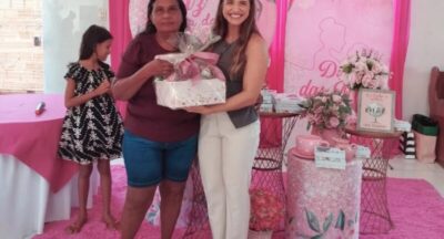 Primeira-dama Carol Holanda promove café da manhã emocionante em homenagem às mamães garis na zona rural de Capinzal do Norte