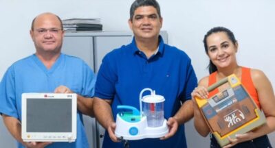 Prefeito Ronaldo Vieira Júnior reforça estrutura do Hospital Municipal de São José dos Basílios com novos equipamentos