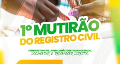Prefeitura de São Raimundo do Doca Bezerra realiza 1º Mutirão do Registro Civil