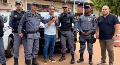 Junior Cascaria entrega viaturas policiais em Poção de Pedras, Pedreiras e Trizidela do Vale