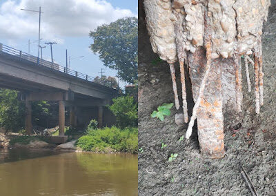 MORADORES DE SÃO BENEDITO DO RIO PRETO DEMONSTRAM PREOCUPAÇÃO COM POSSÍVEL PROBLEMA ESTRUTURAL EM PONTE.