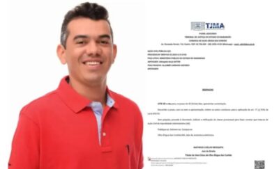 Ex-prefeito de Olho d’Água das Cunhãs poderá responder por ato de improbidade administrativa
