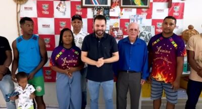 Prefeito Deibson participa da entrega de incentivos culturais para o São João 2025 em Trizidela do Vale
