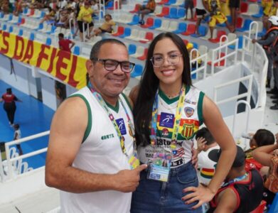 Dia dos pais no JEMs: Pai e filha vivem emoção na final da LBF