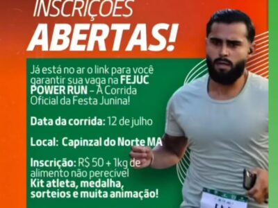 Prefeitura de Capinzal do Norte promove o FEJUC Power Run 2025