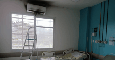 Em primeira mão: PM age e evita tragédia em incêndio no Hospital do Servidor
