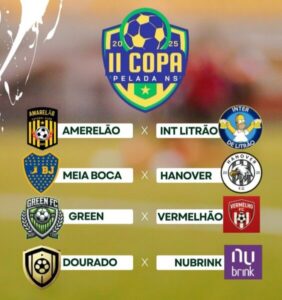Arena CAP recebe a II Copa Pelada NS com jogos transmitidos ao vivo pela Capela TV