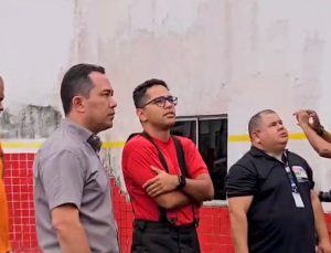 Prefeito André da RalpNet e equipe do Estado, vistoriam locais que receberão grandes obras em Pinheiro