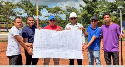 Prefeito Abnadar Portela acompanha início das obras da Creche em Capinzal do Norte