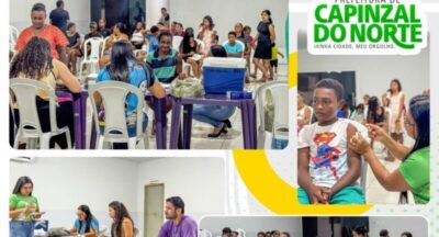 Prefeitura de Capinzal do Norte realiza Campanha de Vacinação contra Influenza no Bairro Vista Alegre