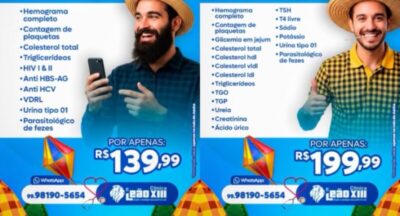 Ainda dá tempo de aproveitar as promoções da Clínica Leão XIII neste Arraiá!