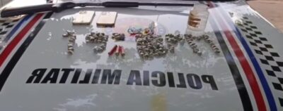 Polícia Militar apreende armas, drogas e prende suspeitos no povoado Marimbondo