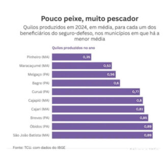 Fraude no seguro – defeso : Pinheiro, Maracaçumé, Cajapió, Cajari e São João Batista sem produção de peixe com milhares de pescadores