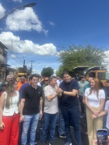 Aniversariante do Dia Prefeito Miltinho ARAGÃO, Recebe ORLEANS BRANDÃO para Inaugurações em São Mateus