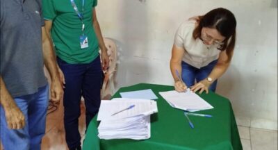 Prefeita Simone Carneiro assina Ordem de Serviço para construção de 48 casas na zona rural de Esperantinópolis