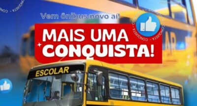 Prefeito Ronaldo Vieira anuncia conquista de novo ônibus escolar para São José dos Basílios por meio do Programa Novo PAC