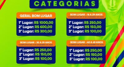 Já garantiu sua vaga? Então venha participar da Corrida “Pais em Movimento” em Bom Lugar!