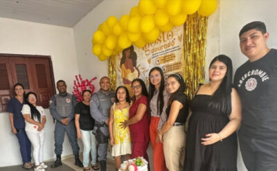 Patrulha Maria da Penha promove palestra do Agosto Lilás na UBS do Bairro Alcântara, em Pinheiro