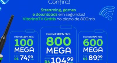 Vitorino Net oferece os melhores planos de internet da região com qualidade e preço justo