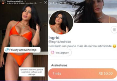 Ingrid Andrade surta nas redes e ameaça jornalista