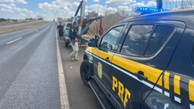 Foragido da Justiça do Maranhão é preso transportando helicóptero em rodovia no DF