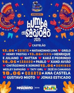 São João do Maranhão terá Ana Castela, Wesley Safadão, Zezé Dicamargo, Henrique e Juliano e muito mais