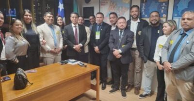 Pastor Gil recebe comitiva de Porto Rico do Maranhão.