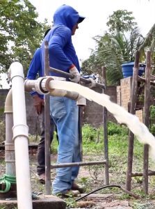Prefeitura de Apicum-Açu amplia sistema de abastecimento de água para beneficiar moradores do bairro Nambu