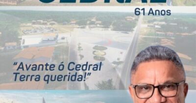 Fernando Cuba parabeniza Cedral