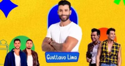 Gusttavo Lima é atração principal do aniversário de 413 anos de São Luís; show gratuito será na Praia Grande