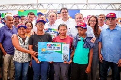 Governador Brandão e prefeito Rafael entregam cartões do “Maranhão Livre da Fome” em Timon