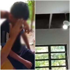 Teto de escola desaba em cima de alunos em Paulino Neves no Maranhão deixando crianças feridas