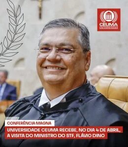 Ministro do STF Flávio Dino, ministrará conferência sobre jurisprudência do Supremo em São Luís