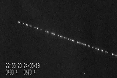 Luzes do ‘Starlink’ chamam atenção de moradores do interior do Maranhão