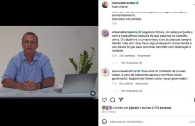 Marcus Brandão recebe apoio após vídeo sobre rompimento com dinistas