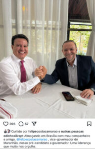 Presidente Nacional do PT reforça apoio à pré-candidatura de Felipe Camarão ao Governo do Maranhão