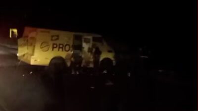 Carro-forte é explodido durante assalto na BR-010 entre Estreito e Carolina