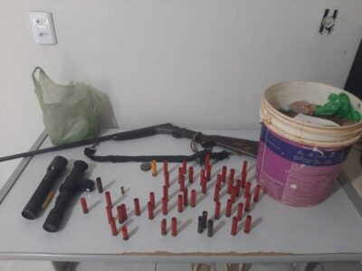 Homem é preso por caça ilegal e posse de armas em operação ambiental no Mirador