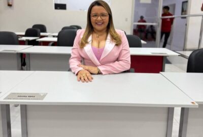 Vereadora Leda Torres direciona seu discurso para questões relativas à saúde, segurança e a garantia dos direitos das mulheres