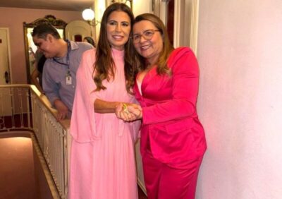 Vereadora Leda Torres participa de solenidade da campanha Março Delas e se encontra com secretária Abigail Cunha