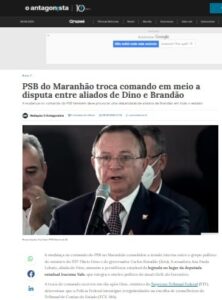 O Antagonista expõe atuação política do ministro Flávio Dino no Maranhão