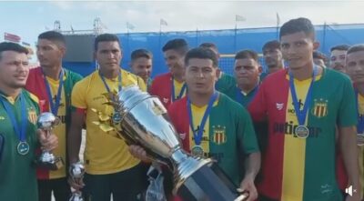 Jogador do “Sampaio Carrêa Beach Soccer” agradece ao prefeito Raimundo Lídio