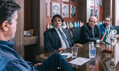 Lobão Filho, realiza visita ao presidente nacional do MDB, Baleia Rossi