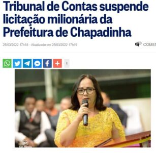 Com Mais Uma Suspensa TCE Aponta Indícios de Fraude em 3 Licitações de Belezinha