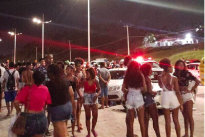 Noite do domingo é marcada por grande confusão na Litorânea