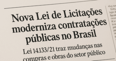 Lei nº 14.133/2021:  “Nova Lei de Licitações moderniza contratações públicas no Brasil”