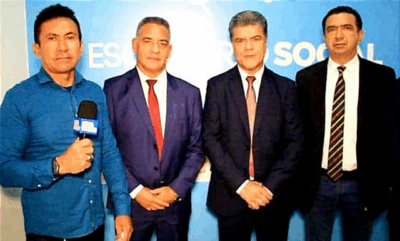 DEOCLIDES MACEDO prefeito de Porto Franco, Inaugura o Escritório Social