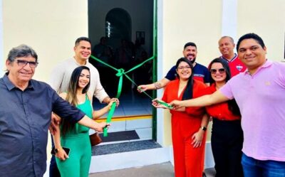 Prefeito Calvet Filho entrega nova Secretaria de Saúde e Farmácia Básica, em Rosário