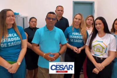 Prefeitura de Cachoeira Grande, recebe a equipe da Secretaria de Estado da Saúde